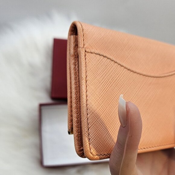 Salvatore Ferragamo  Peach Bifold Wallet / Card holder - Picture 7 of 17